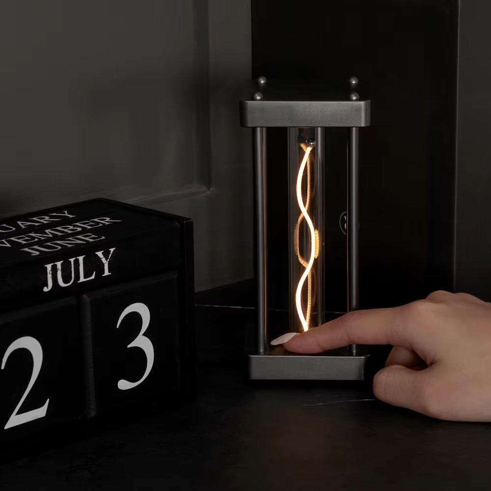 New Product Rechargeable 3D Modern Touch Night Lamp Hot Sales Portable Bedside Decor Bedroom LED Table Warm Light