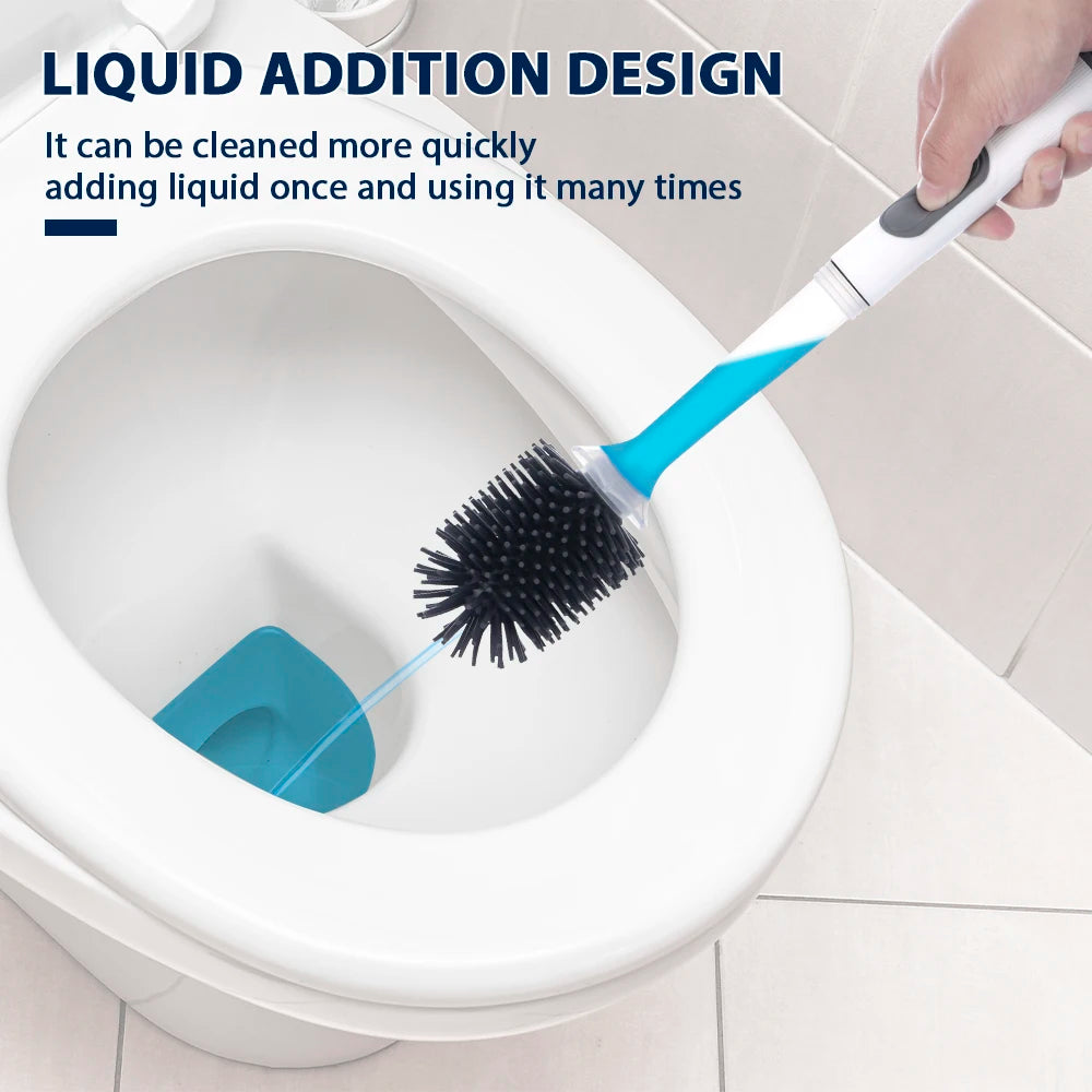 Refillable Silicone Toilet Brush