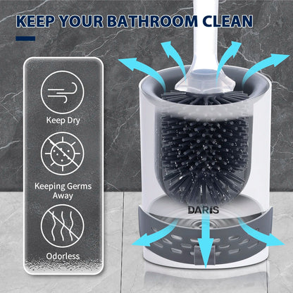 Refillable Silicone Toilet Brush